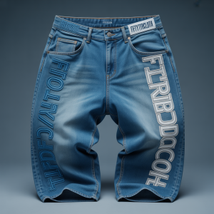 blue denim jeans