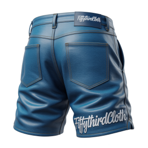 blue denim shorts